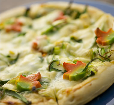 京生麸九条葱披萨